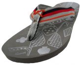 Chinelo Kenner Classic Grafite preto vermelho MOD:30132