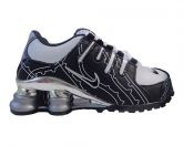 Tênis Infantil Nike Shox NZ Preto Branco e Cromado MOD:10333