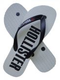 Chinelo Hollister Branco e Preto MOD:30105