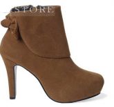 Plataforma fechada Mulheres Botas Toe
